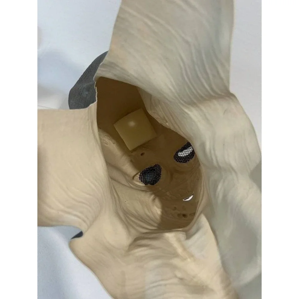 Zombie Monster Rubberized Teeth Gray Blood Costume Mask Adult Size Latex